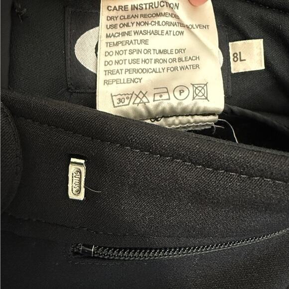 FERA International Black Flared Snowpants Size 8L - Picture 3 of 5